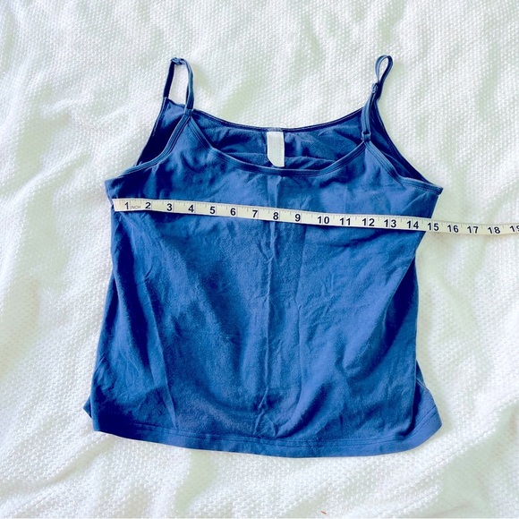 Blue Camisole with Bra Support - Picture 3 of 5